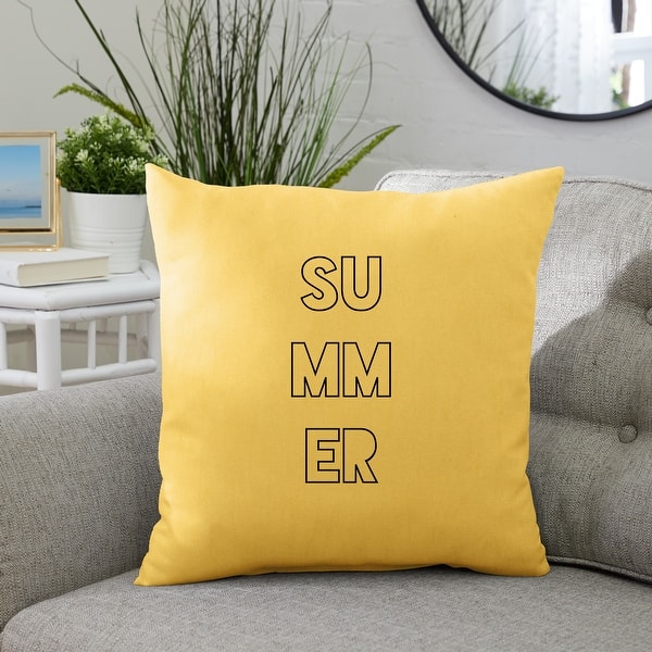 Outdoor Pillows for 18 in. x 18 in. Square Throw Pillows with