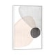 preview thumbnail 4 of 10, iCanvas "Shifting Spheres IV" by Grace Popp Framed White - 26x18