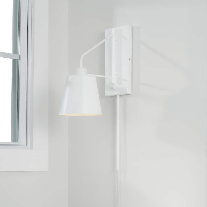 Alden 1-Light Sconce - 6.75"W x 24.5"H x 13"E