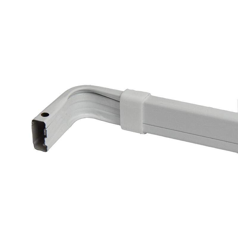 Adjustable Curtain Rod 66-120 Inch - Lockseam Design - Modern Window Treatment Hardware - 120