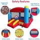 preview thumbnail 4 of 5, Funormous Enormous Giant Bounce House for Kids, Indoor Outdoor Inflatable Huge Bouncy Castle with Double Basketball Hoops