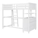 preview thumbnail 24 of 48, Stylish & Simple Twin size Loft Bed with Drawers and Built-in Desk, Wooden Loft Bed with Shelves, Health and Comfort, Espresso