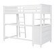 preview thumbnail 22 of 45, Twin Wood Loft Bed with Desk, Drawers & Shelves - Space-Saving Design