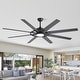 preview thumbnail 5 of 19, 72" Large Ceiling Fan with 3CCT Dimmable LED Light and Remote(8 Reversible Blades）