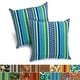 preview thumbnail 1 of 23, 17-inch All-weather Outdoor Throw Pillows (Set of 2, Multiple Patterns)