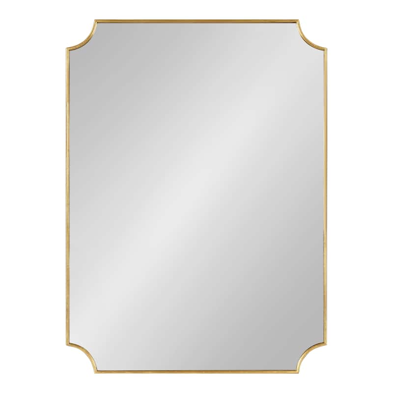 Kate and Laurel Healey Decorative Scallop Wall Mirror - 22x30