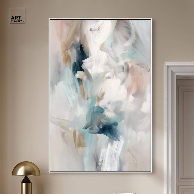 Whispering Colors III Canvas by Art Remedy