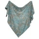 preview thumbnail 2 of 4, Sweet Jojo Designs Boho Wildflower Vintage Floral Girl Baby Swaddle Receiving Blanket Blue Orange Leaves Paisley Flower Bohemian