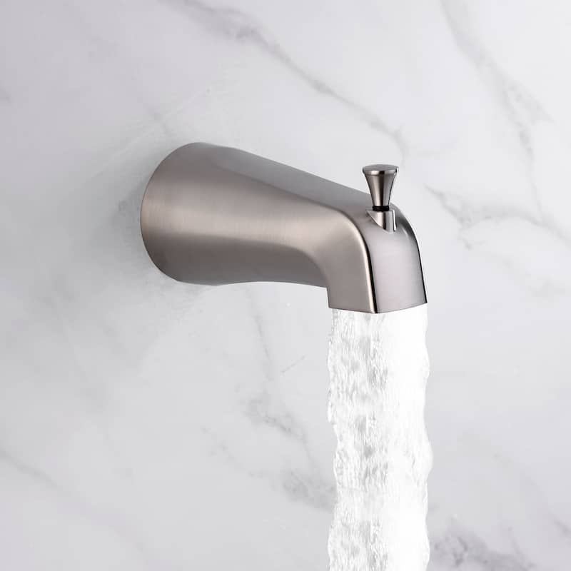 Luxier SS-C01 Single-Handle 1-Spray Tub and Shower Faucet with Valve