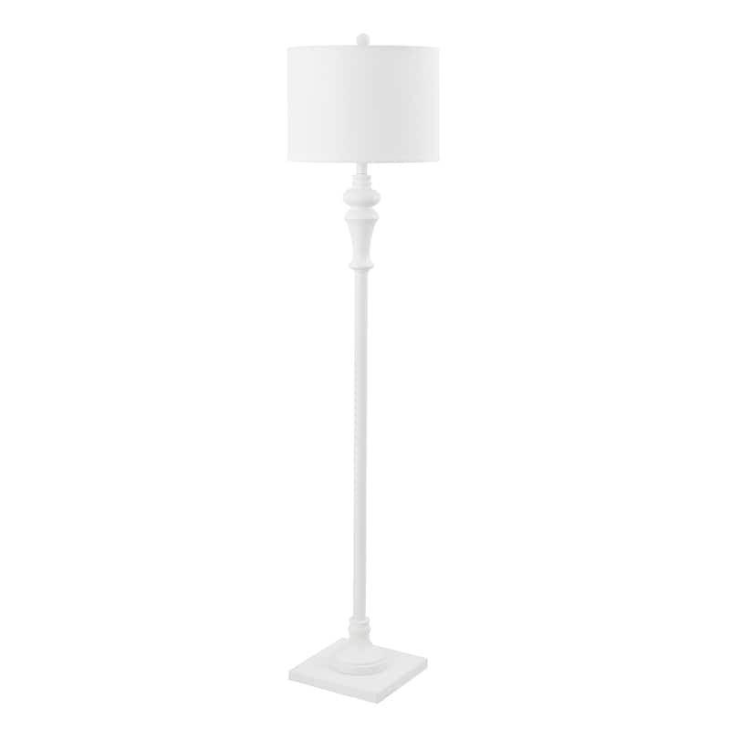 SAFAVIEH Lighting Mikie 61-inch Antique Black Led Floor Lamp - 14" W x 14" L x 61" H - 14"W x 14"D x 61"H