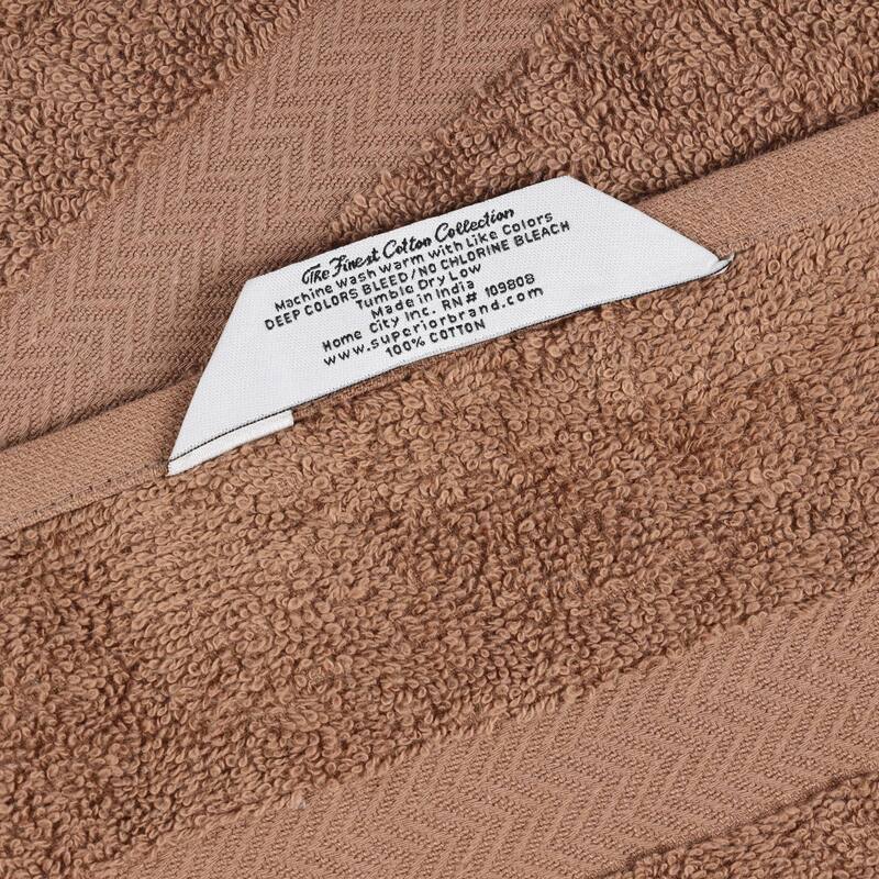 Superior Franklin Cotton Lightweight Face Towel Washcloth Set of 24