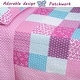 preview thumbnail 2 of 4, Cozy Line Ballerina Pink Girls Reversible Cotton Quilt Bedding Set with Decorative Pillows