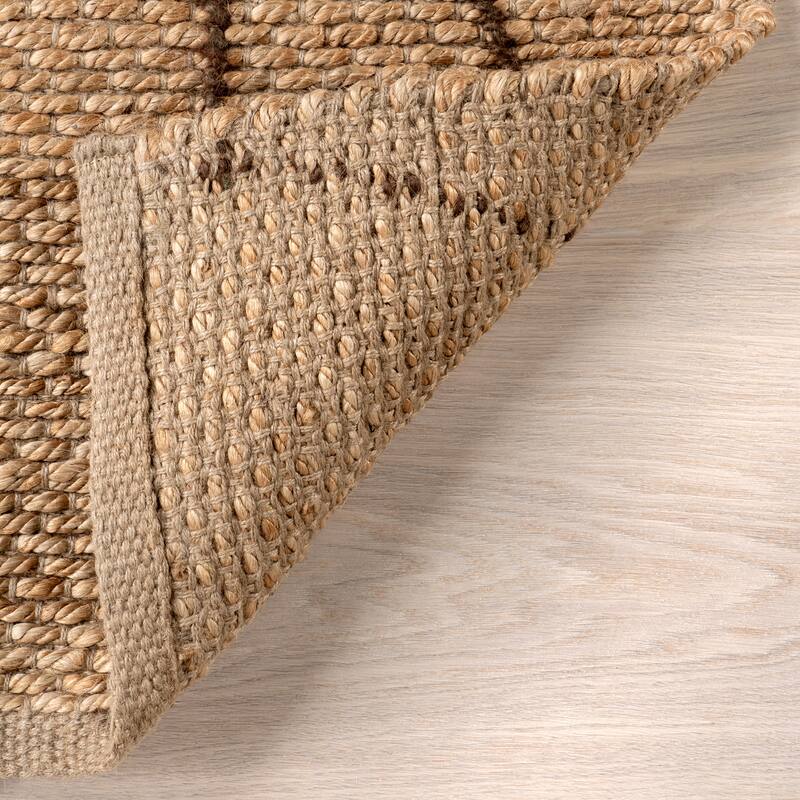 Nuloom Calanthe Abstract Geometric Jute Area Rug