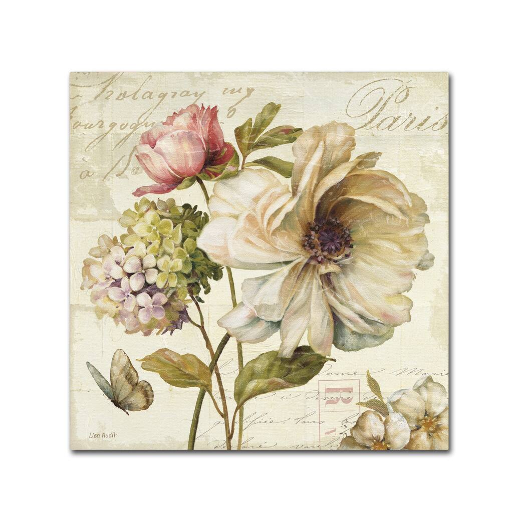 Lisa Audit 'Marche de Fleurs II' Canvas Art