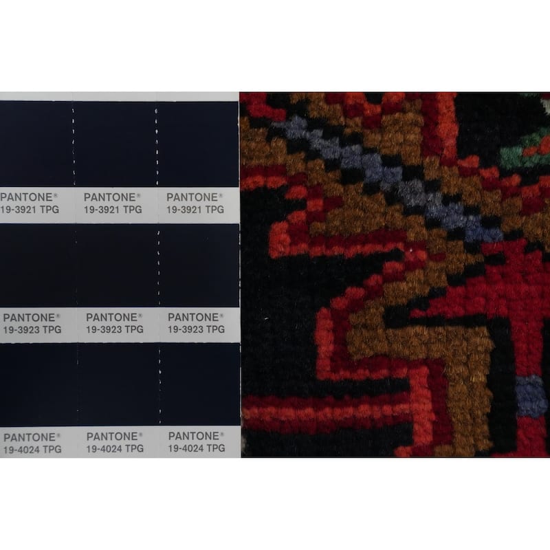Hand Knotted Oriental 100% Wool Carpet Traditional Medallion Red Heriz Area Rug - 11' 0'' X 8' 0''