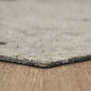 Mohawk Home Felt Rug Pad 1/4" Inch Thick Plush Comfort Cushion - Grey