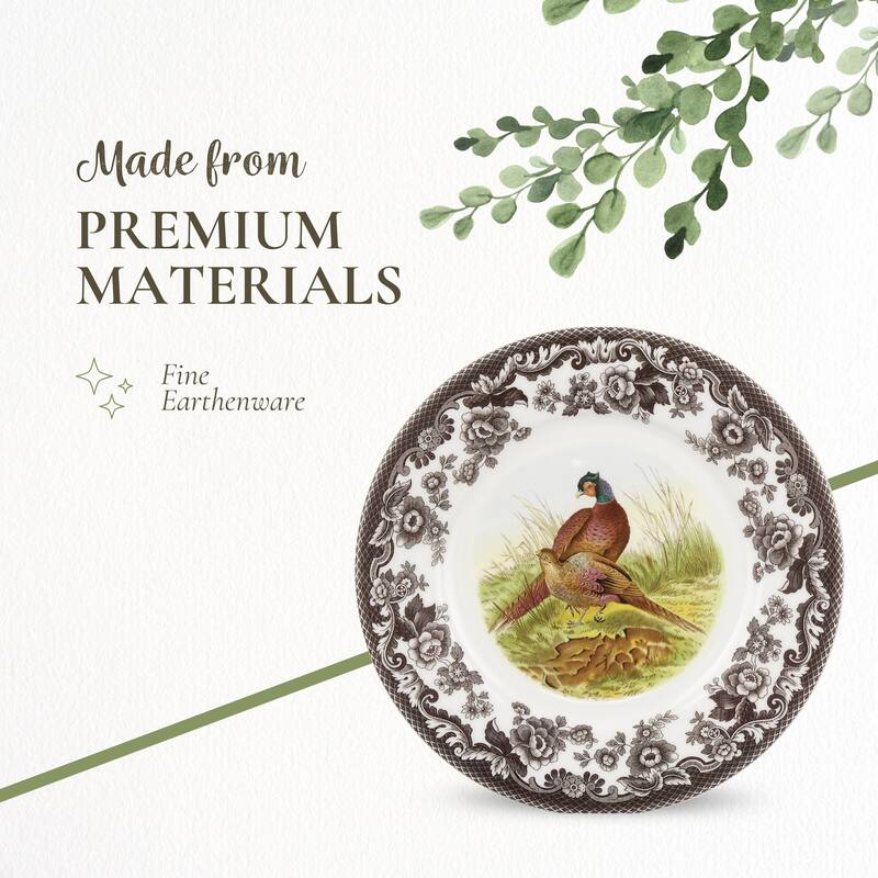 Spode Woodland Luncheon Duck Motif Plate