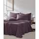 Vilano Series Extra Deep Pocket 6-piece Bed Sheet Set - King - Purple