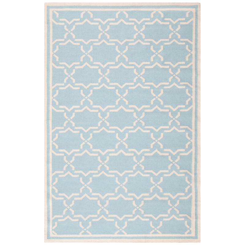 SAFAVIEH Handmade Flatweave Dhurries Everina Modern Moroccan Wool Rug
