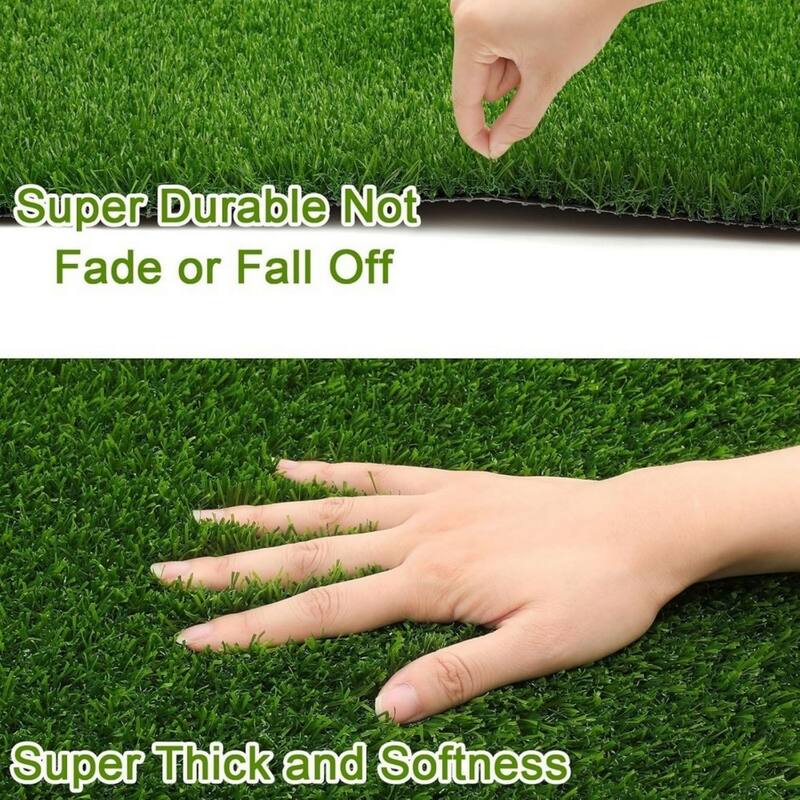 Premium Artificial Turf w/Durable Rubber Backing