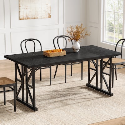 Black Dining Table for 4-6