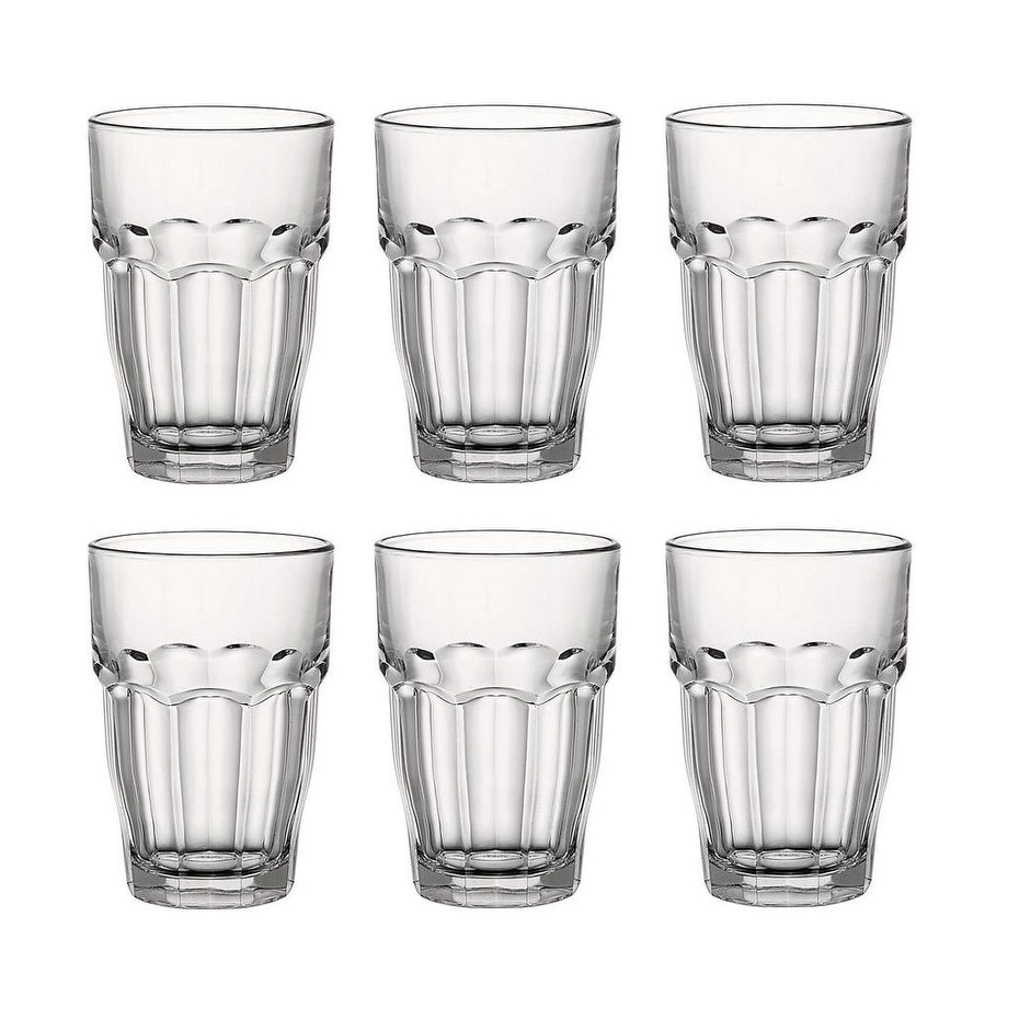 Solid Colored Drinking Glasses Big Bubble (9 oz. set of 6) - Height: 4.13  x Width: 3.43 - On Sale - Bed Bath & Beyond - 34550314