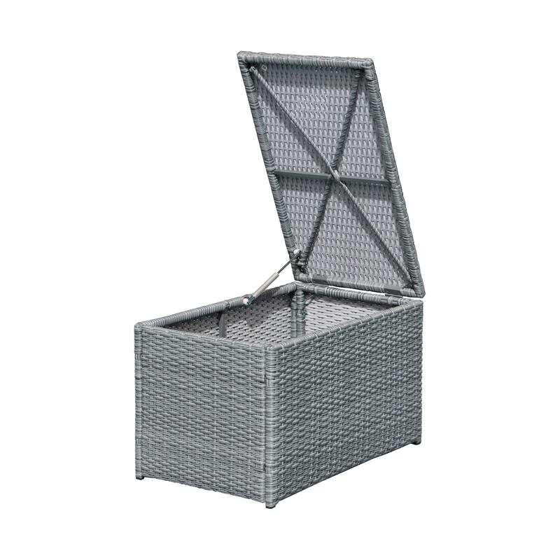 10-Piece Outdoor PE Wicker Sofa Set with Cushions