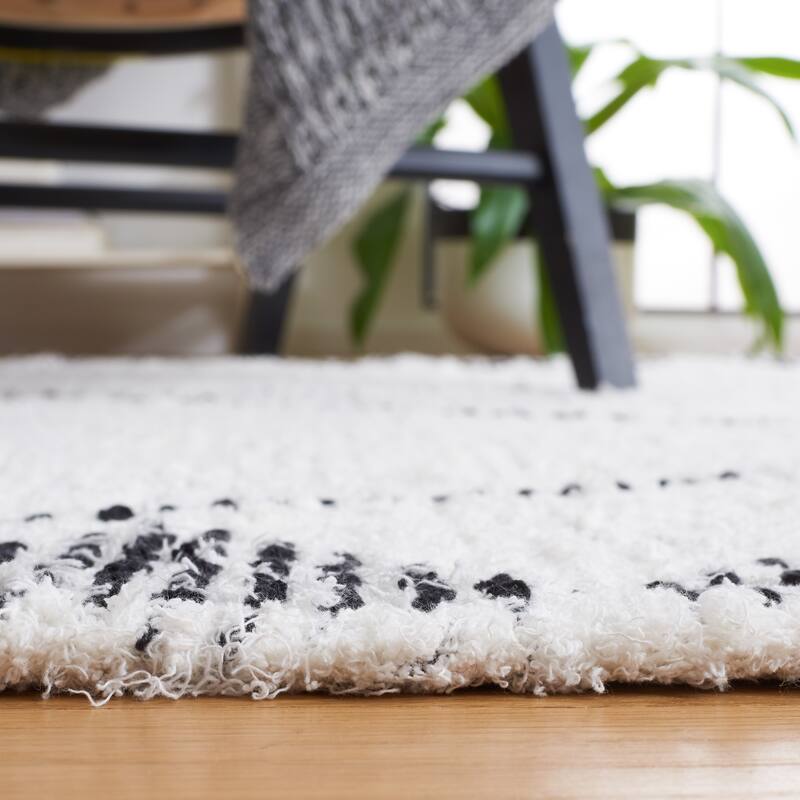 SAFAVIEH Handmade Casablanca Zvjezdana Boho Cotton Fringe Rug