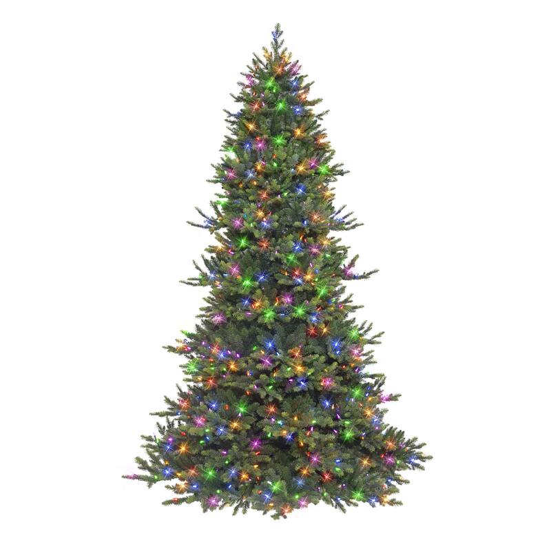 Pre-lit Douglas Fir Artificial Christmas Tree - 7.5’ - Color Select LED Lights - 7.5 Foot