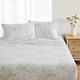 preview thumbnail 36 of 92, Laura Ashley Soft & Breathable Cotton Percale Deep-Pocket Sheet Set.
