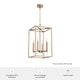 preview thumbnail 5 of 8, Hunter Sunjai 4 Light Modern Candle Pendant - Entry, Dining room - Caged, Glam, Candle
