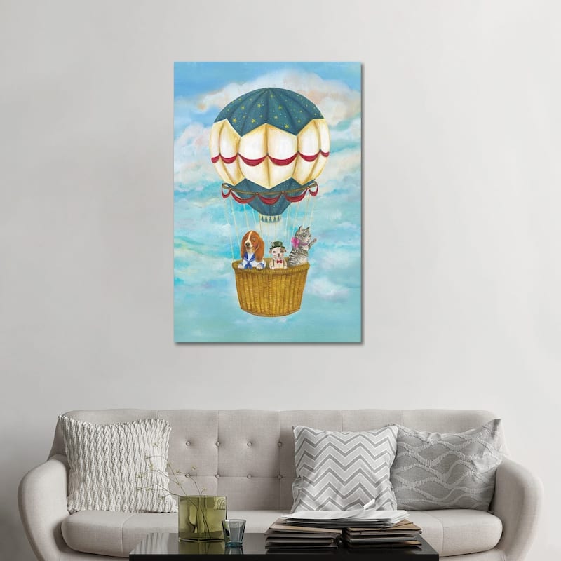 iCanvas "Up Up & Away" by Jahna Vashti Canvas Print - 48x32x1.5