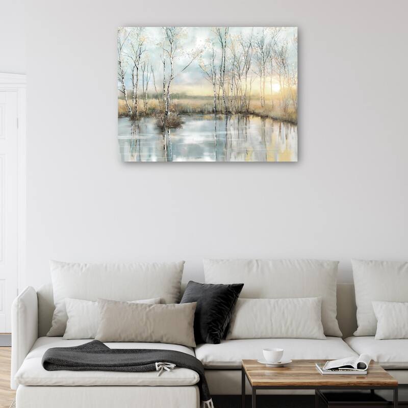 Calm Reflections By Studio Arts Canvas Art Print