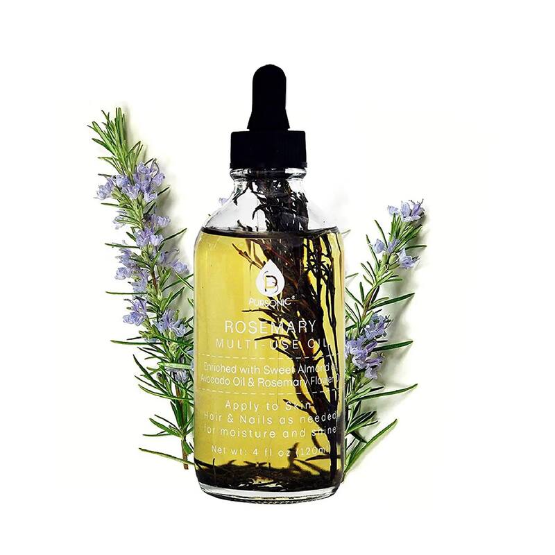 Pursonic Rosemary Flower Multi Use Body Oils 4 Oz - N/A