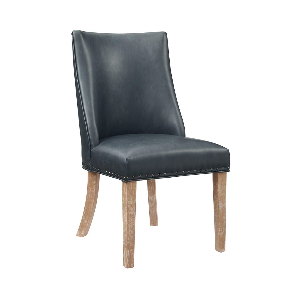 Allard Faux Leather Dining Chairs (Set of 2)