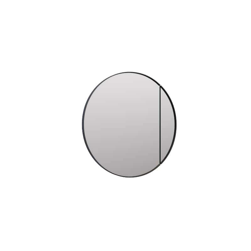 One Door Steel Frame Round Shape Medicine Cabinet