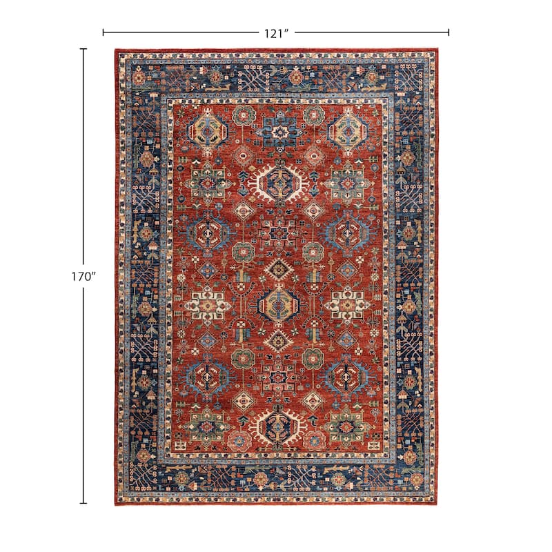 Serapi One-of-a-Kind Hand-Knotted Area Rug - Red - 10' 1" x 14' 2"