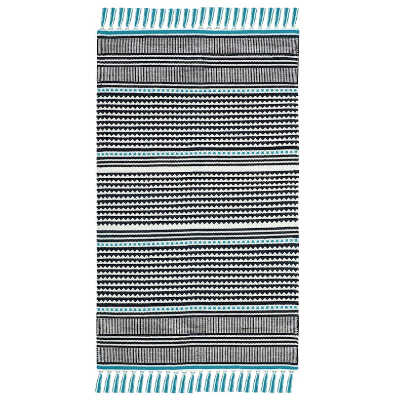 SAFAVIEH, Handmade Flatweave Montauk Susse Casual Cotton Rug