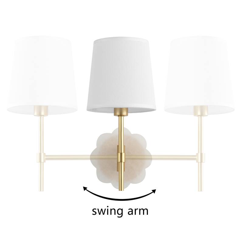 SAFAVIEH Lighting 6" Lyssine Wall Sconce [Set of 2] - 6"W x 12"D x 13"H