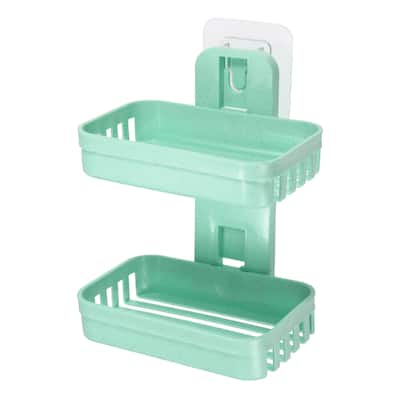 1 Pc Soap Dish Soap Cleaning Storage Drill Free Soap Holder for Kitchen