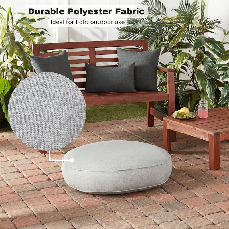 Gordie Round Indoor/Outdoor Pillow Dog Bed