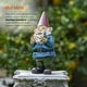 preview thumbnail 23 of 104, Gnome Folding Hands Looking Up Garden Statue