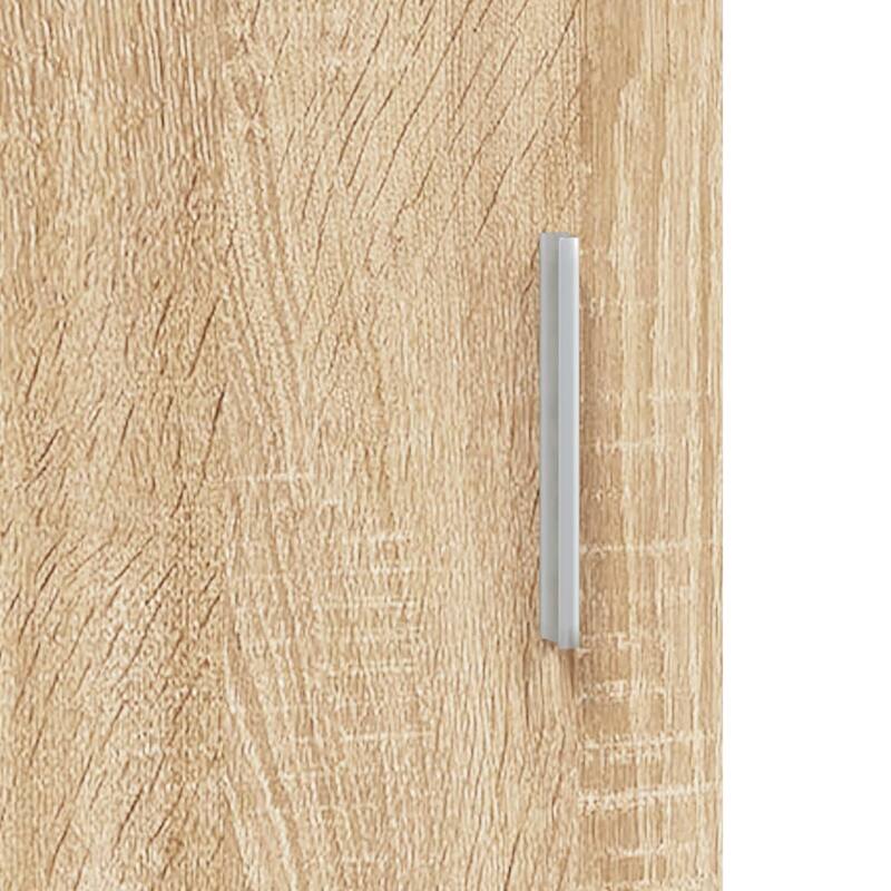 vidaXL Aquarium Stand Sonoma oak Engineered wood 47.6 x 16.1 x 22.8 in - 16.1 x 47.6 x 22.8