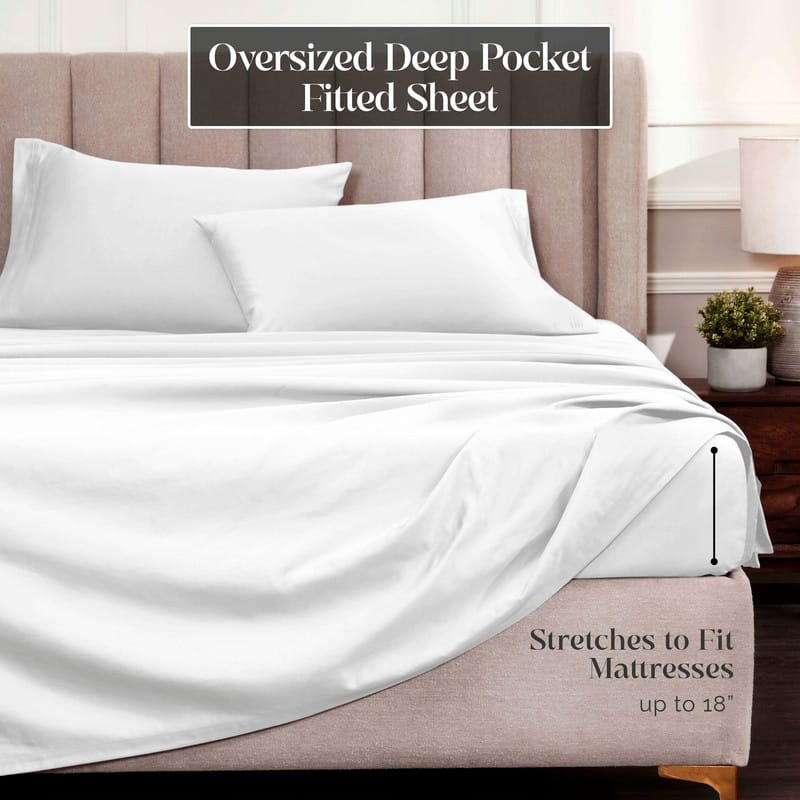 Blue Nile Mills Egyptian Cotton 1450 Thread Count Eco-Friendly Solid Sheet Set