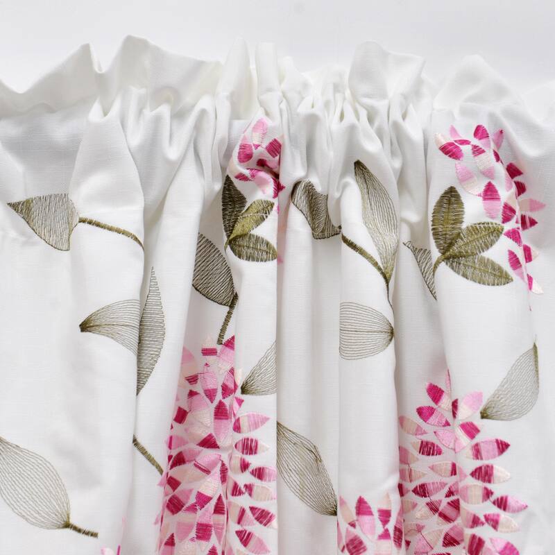 Embroidery Sunflower Valance