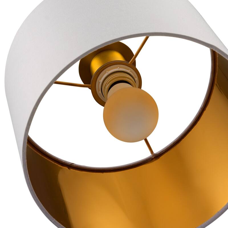 Modern Chandelier Dining Room Pendant Light Fixture Drum Fabric Shade