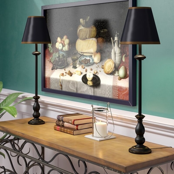 Set of 2 Banchetto Buffet Lamps, 25-1/2 inch Tall. Opens flyout.
