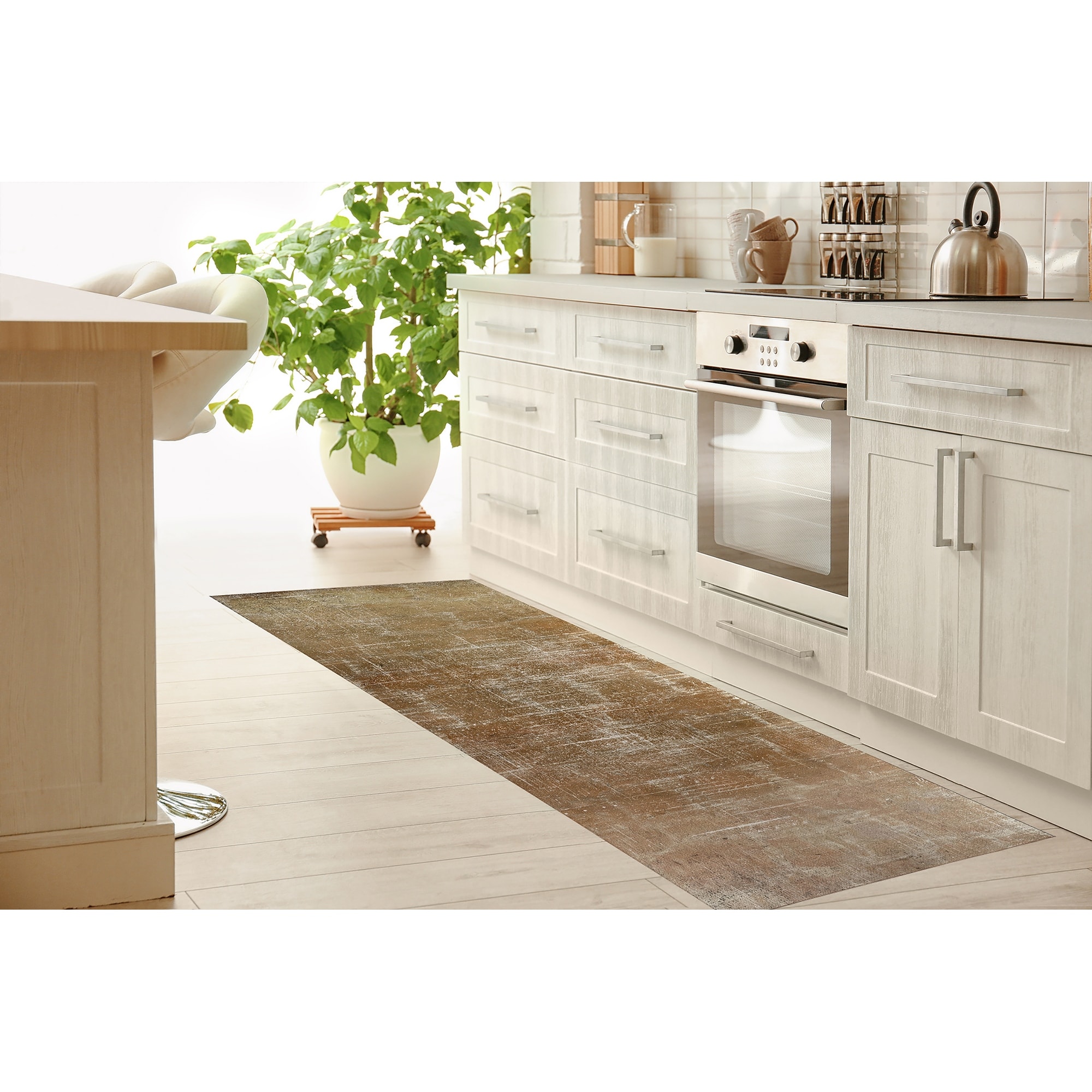 Chaden Tan Kitchen Mat Overstock 31297840