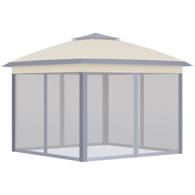 11' x 11' Pop Up Canopy Tent with Netting and Carry Bag