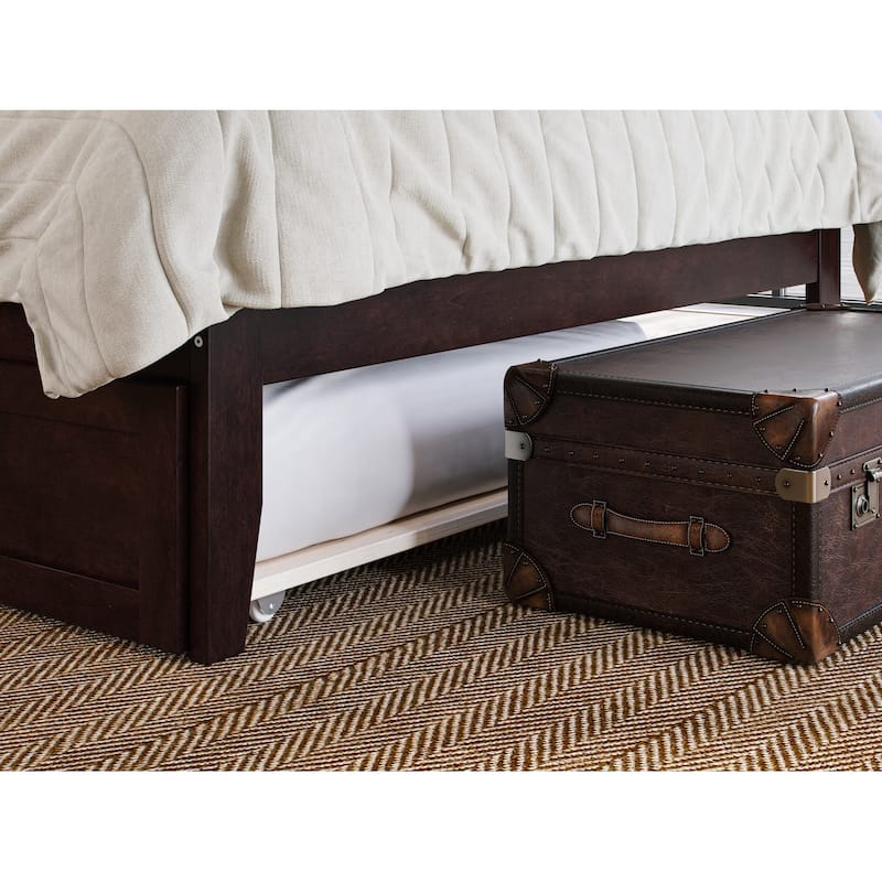 Warren Solid Wood Platform Bed with Twin XL Trundle